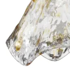 Handgefertigte Pendelleuchte aus geblasenem venezianischem Glas 35 46 cm - Mary Viadurini