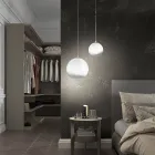 Handgefertigte Pendelleuchte aus venezianischem mundgeblasenem Überfangglas - Nova Viadurini