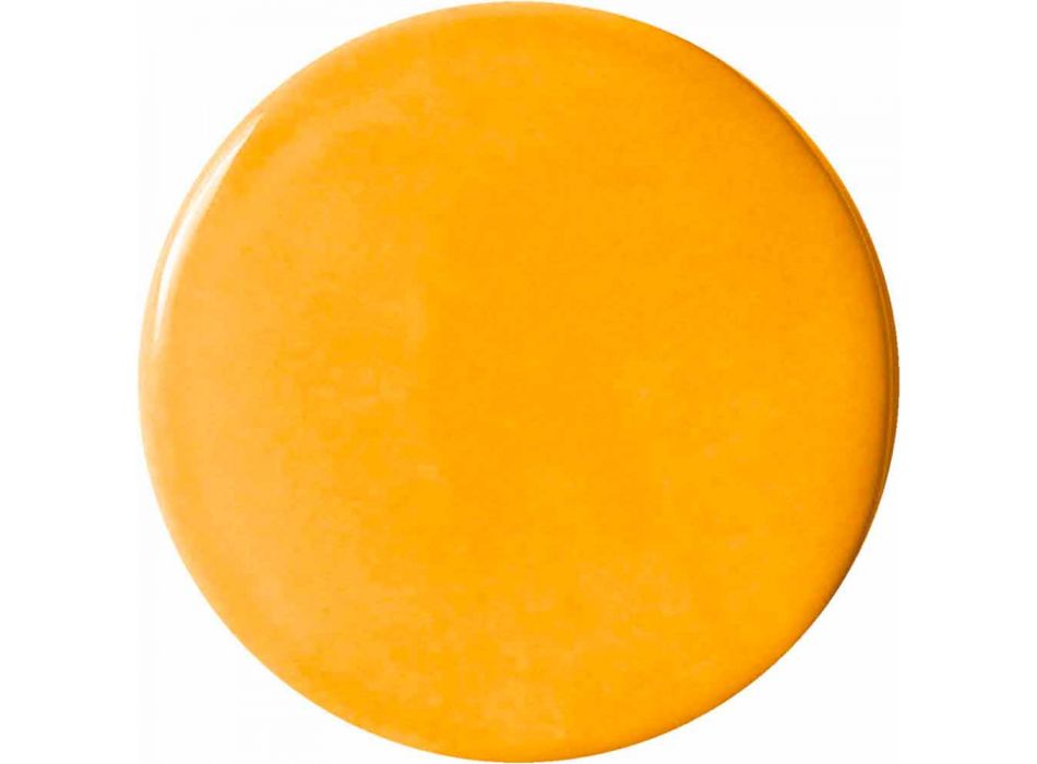 Gelbe oder grüne Retro Keramik Hängelampe Made in Italy - Ferroluce Lariat Viadurini