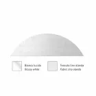 Hängende Metalllampe mit Netz- oder Leinenlampenschirm Made in Italy - Jump Viadurini