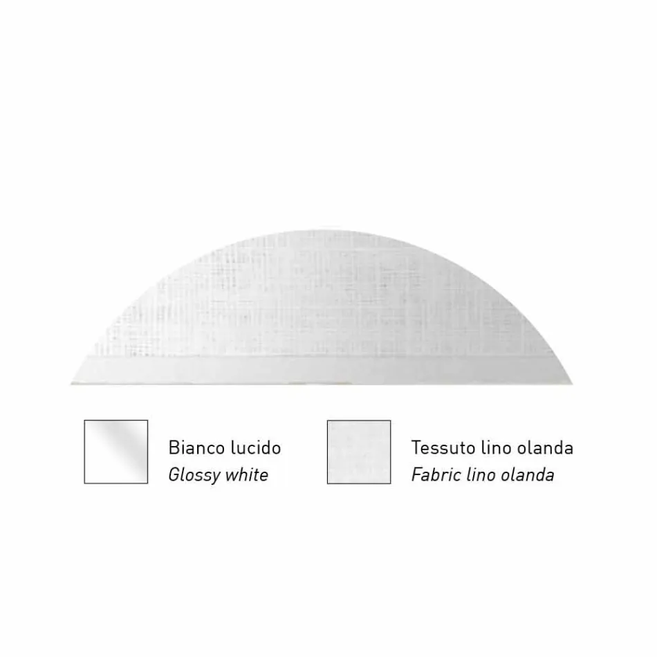 Hängende Metalllampe mit Netz- oder Leinenlampenschirm Made in Italy - Jump Viadurini