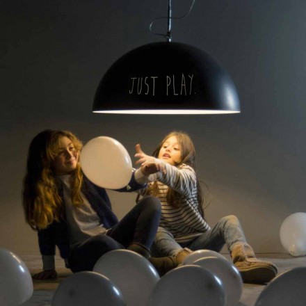 Hängelampe aus Kunstharz In-es.artdesign Half Moon Moderne Tafel Viadurini