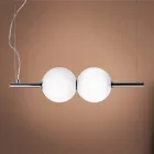 Hängelampe aus mundgeblasenem venezianischem Glas - Jupiter Viadurini