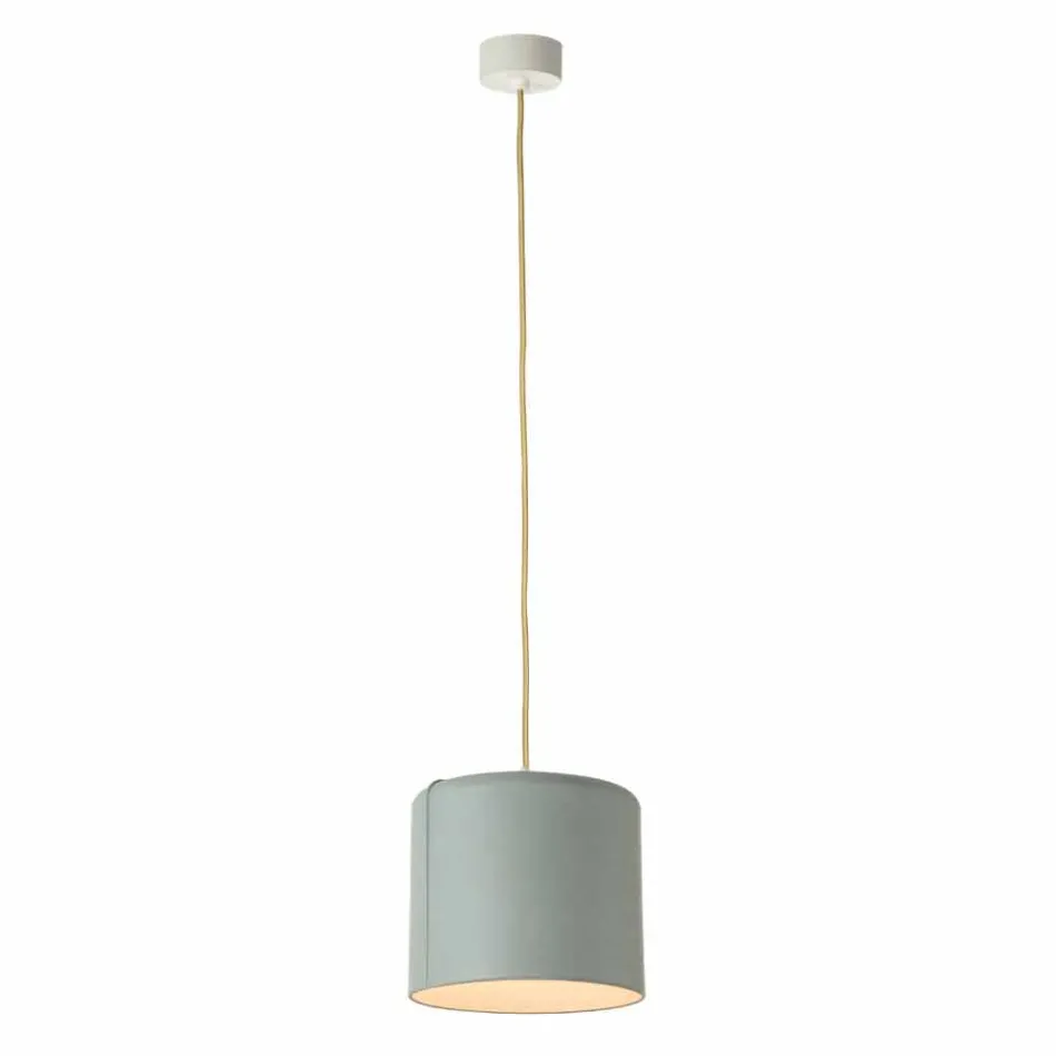 Moderne Pendelleuchte In-es.artdesign Candle 2 aus farbigem Laprene Viadurini
