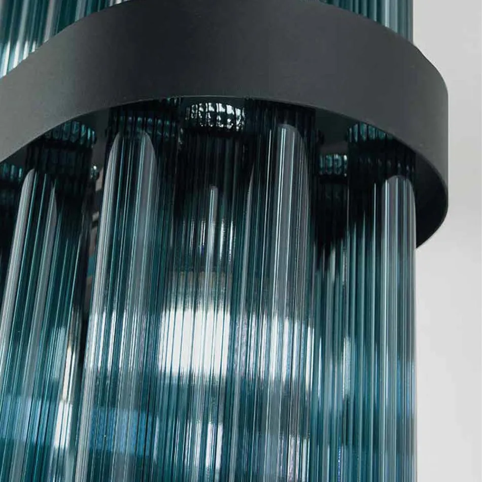 Moderne Hängelampe aus mundgeblasenem Luxusglas Made in Italy - Maesta Viadurini