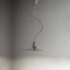 Vintage Hängelampe aus Aluminium Made in Italy - Sassmaòr Viadurini