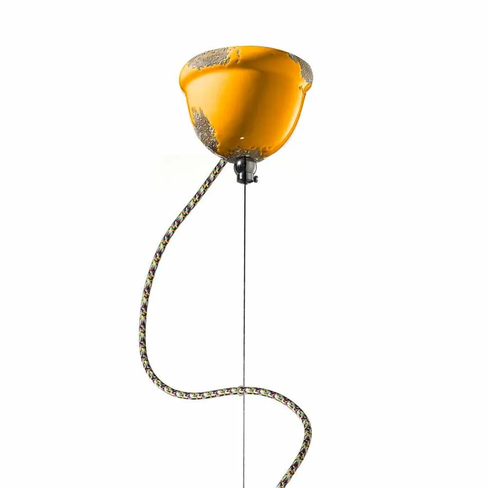 Retro-Stil aus Pendelleuchte Ferroluce Viadurini