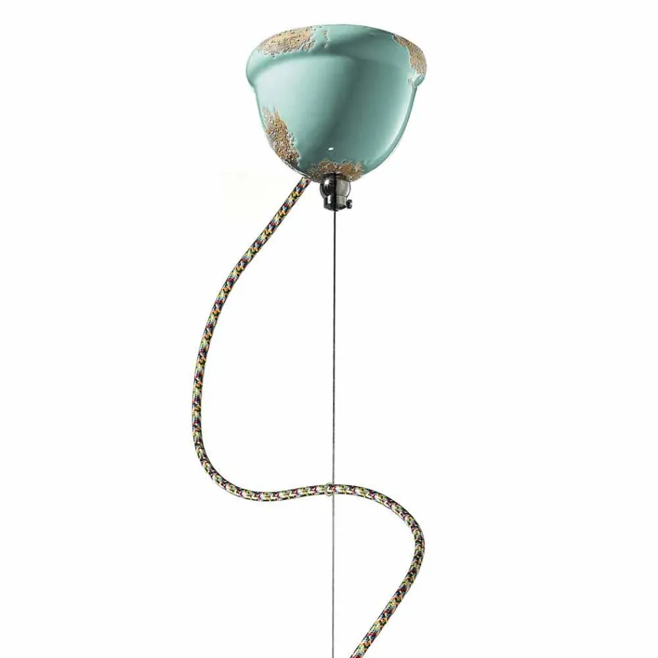 Retro-Stil aus Pendelleuchte Ferroluce Viadurini