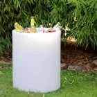 Tischleuchte für Außen- oder Innenausstattung mit LED, Solar oder E27 - Tamburostar Viadurini