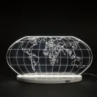 Planisphere Led Tischlampe aus lasergraviertem Acrylglas - Rihanna Viadurini
