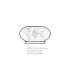 Planisphere Led Tischlampe aus lasergraviertem Acrylglas - Rihanna Viadurini