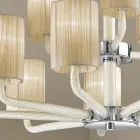 Kronleuchter mit 12 Lichtern aus venezianischem Glas und Metall Made in Italy - Graham Viadurini