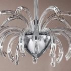 Kronleuchter 21 Lichter aus handgefertigtem venezianischem Glas und Metall - Jason Viadurini