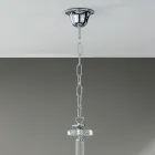 Kronleuchter 8 Lichter Klassisches italienisches Glas Handgefertigt Blaugrün - Similo Viadurini