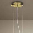 Handgefertigter 6-flammiger Venedig Glas Kronleuchter Made in Italy - Bernadette Viadurini