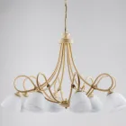 Cosmo Pendelleuchte aus schwarzem Metall und Glas für den Innenbereich Viadurini