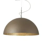 Zweifarbiger Kronleuchter aus Laprene und Nebulite - Mezza Luna von In-es.artdesign Viadurini