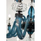 Klassischer Kronleuchter 18 Lichter aus handgefertigtem italienischem Luxusglas - Saline Viadurini