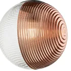 Kronleuchter mit 8 Lichtern aus mundgeblasenem Glas in Form einer Kugel Made in Italy - Prilla Viadurini