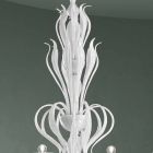 12 Lichter Venedig Glas Kronleuchter Handgefertigt in Italien - Agustina Viadurini