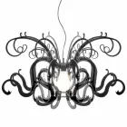 Plexiglas-Kronleuchter mit modernem Design, hergestellt in Italien, Malito Viadurini