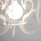 Plexiglas-Kronleuchter mit modernem Design, hergestellt in Italien, Malito Viadurini