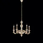 In Italien gefertigter Kronleuchter aus Holz für die Inneneinrichtung – Mailand Viadurini