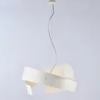 Asteroide: Ein Kronleuchter aus schwarzem Metall und Glas für moderne Räume. Viadurini