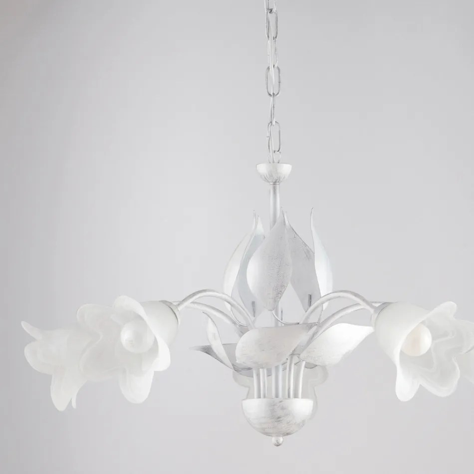 Kronleuchter aus Metall und Glas zur Beleuchtung eleganter Interieurs – Sirio Viadurini