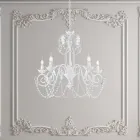 Metall-Kronleuchter für helle und einladende Innenräume – Perla Viadurini