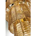 Moderner Kronleuchter 12 Lichter aus handgefertigtem italienischem Luxusglas - Valadier Viadurini