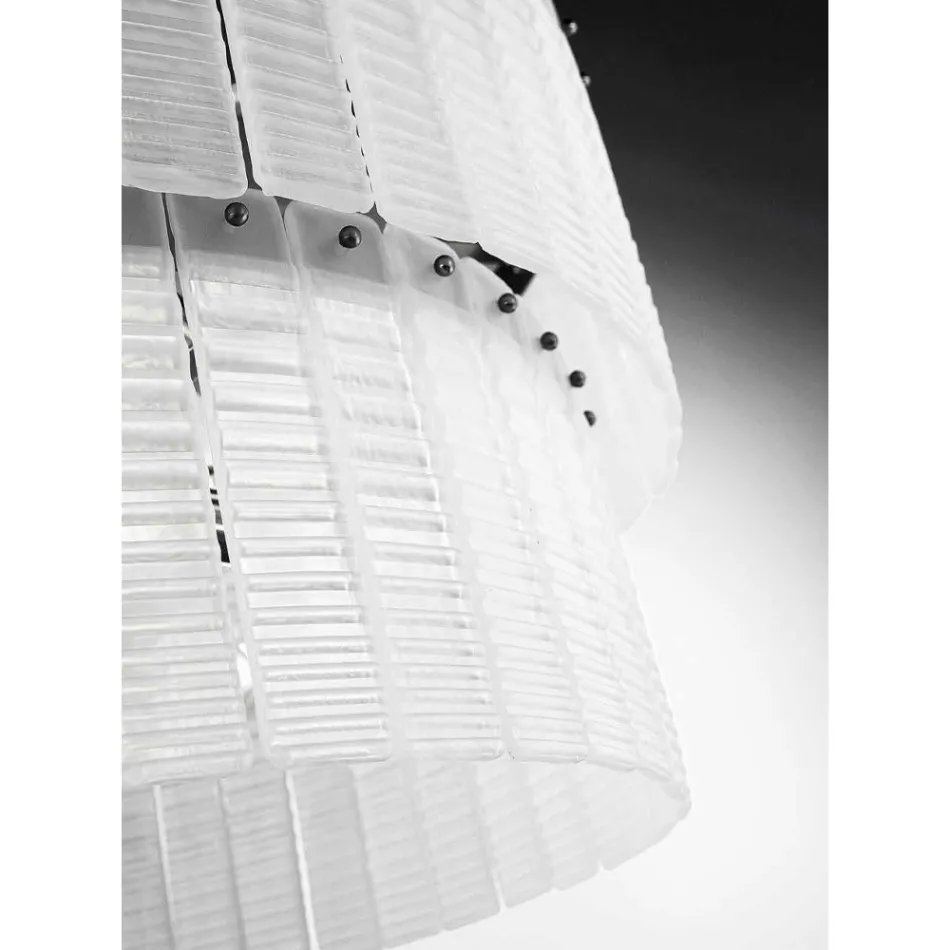 Moderner Kronleuchter 36 Lichter aus italienischem, handgefertigtem Luxusglas - Valadier Viadurini