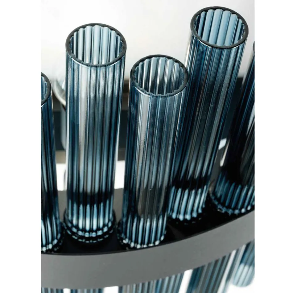 Moderner italienischer Luxus-Kronleuchter aus mundgeblasenem Glas - Maesta Viadurini