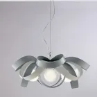 Shabby-Chic-Kronleuchter aus weißem Metall für geschmackvolle Dekoration – Meer Viadurini