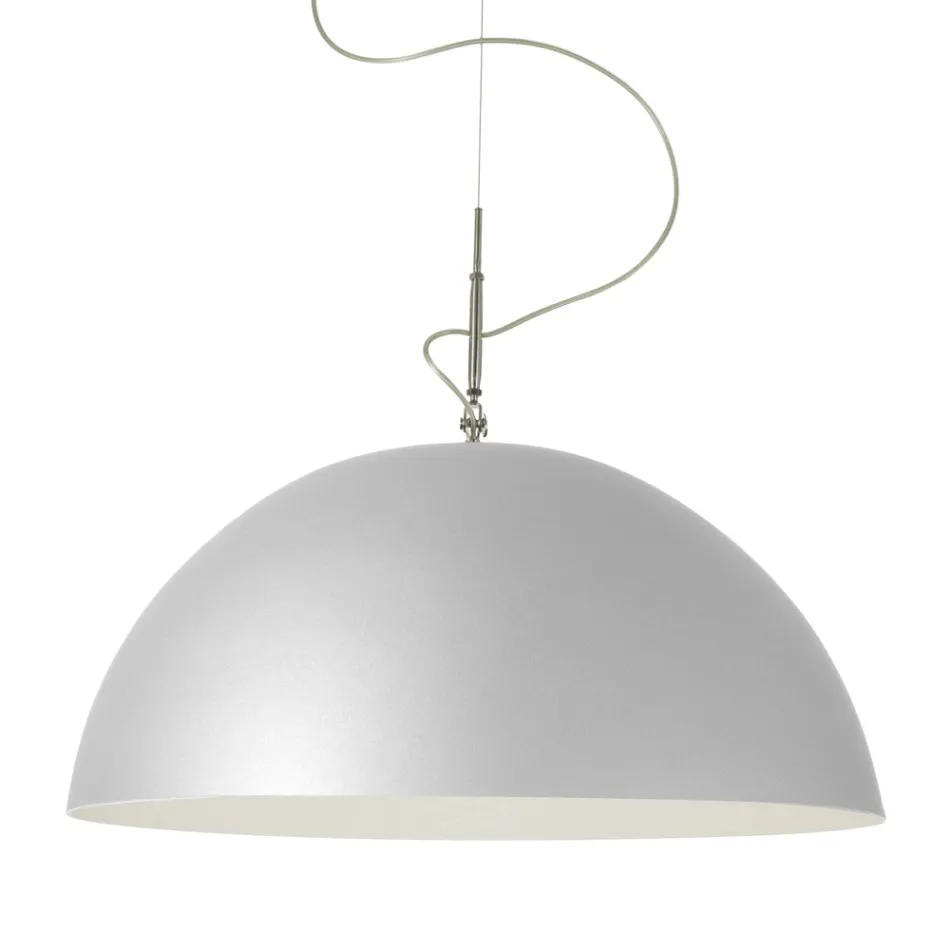 Hängeleuchter in Laprene und Nebulite - Mezza Luna von In-es.artdesign Viadurini