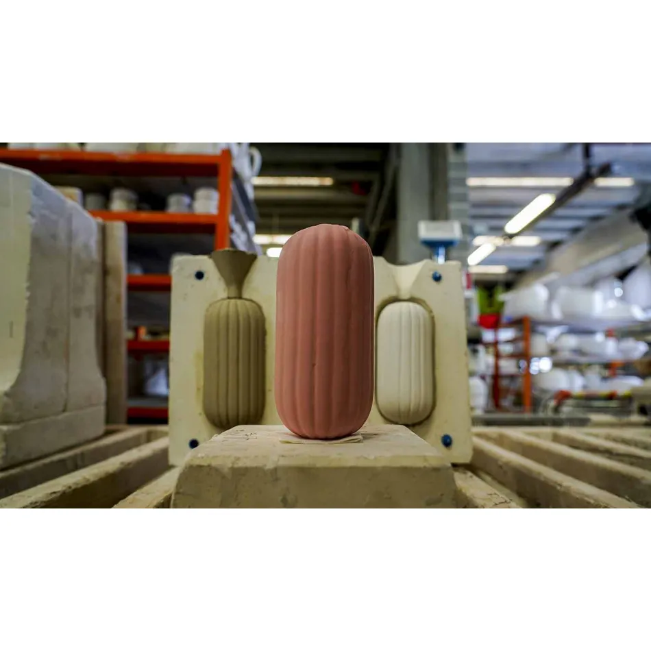 Vintage grüne oder gelbe Keramik Kronleuchter Made in Italy - Ferroluce Lariat Viadurini