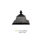 Laternenpfahl mit 3 Lichtern im Vintage-Stil aus Aluminium und Glas, hergestellt in Italien – Doroty Viadurini