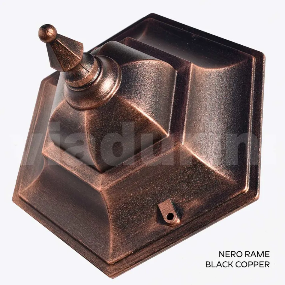 117 cm hohe Gartenlampe aus Glas und 5 Aluminiumausführungen - Pinako Viadurini