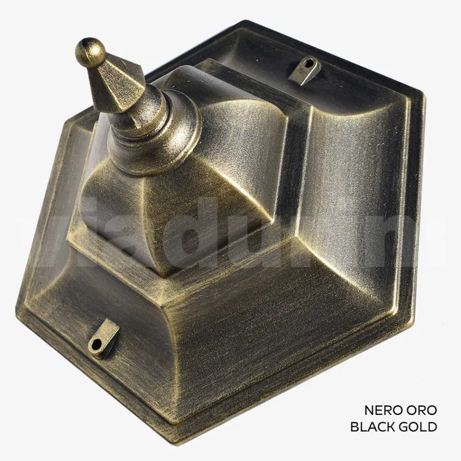 79 cm hohe Gartenlampe aus Glas und 5 Aluminiumausführungen - Pinako Viadurini