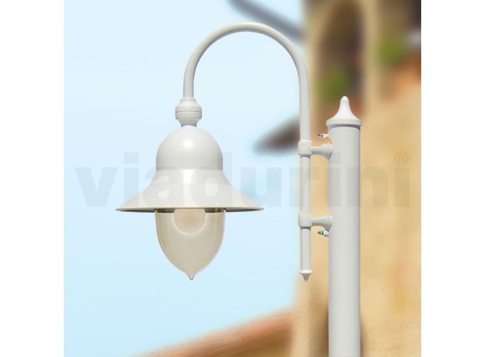 Außenlampe im Vintage-Stil aus Aluminium, hergestellt in Italien – Cassandra Viadurini