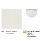 Weiße Gartenlampe aus Aluminium mit 1 Licht, hergestellt in Italien, Anusca Viadurini