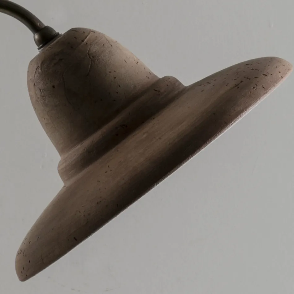 Gartenlampe aus Aluminium und Galestro Made in Italy - Toscot Spoleto Viadurini