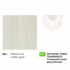 Gartenlampe aus weißem Aluminiumdruckguss aus Italien, Anusca Viadurini