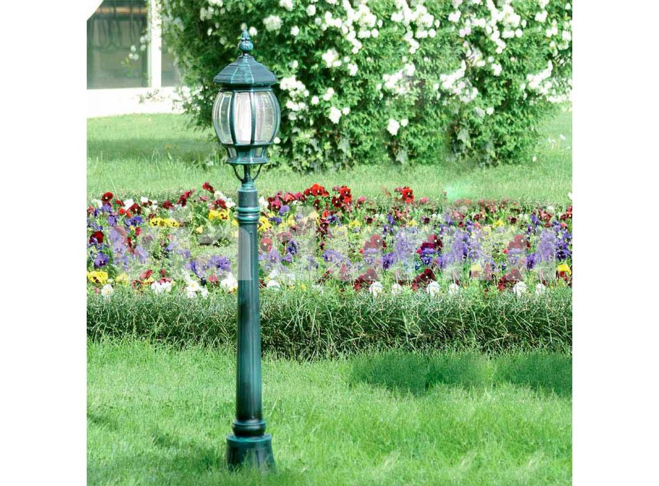 Gartenlampe aus Aluminiumdruckguss hergestellt in Italien, Anika Viadurini
