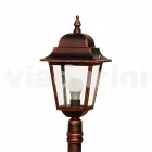 Gartenlampe aus Aluminiumdruckguss hergestellt in Italien, Aquilina Viadurini