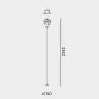 Vintage Außenlaterne aus Kupfer und Messing, 2 Höhen - Calmaggiore von Il Fanale Viadurini