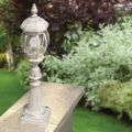Gartenlampe im Vintage-Stil aus weißem Aluminium, hergestellt in Italien – Dodo