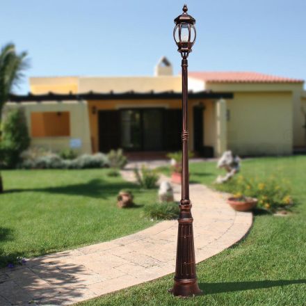 Lampe im Vintage-Stil aus Aluminiumdruckguss, hergestellt in Italien – Leona Viadurini