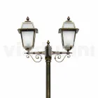 Außenleuchte mit zwei Leuchten aus Aluminium made in Italy, Kristel Viadurini