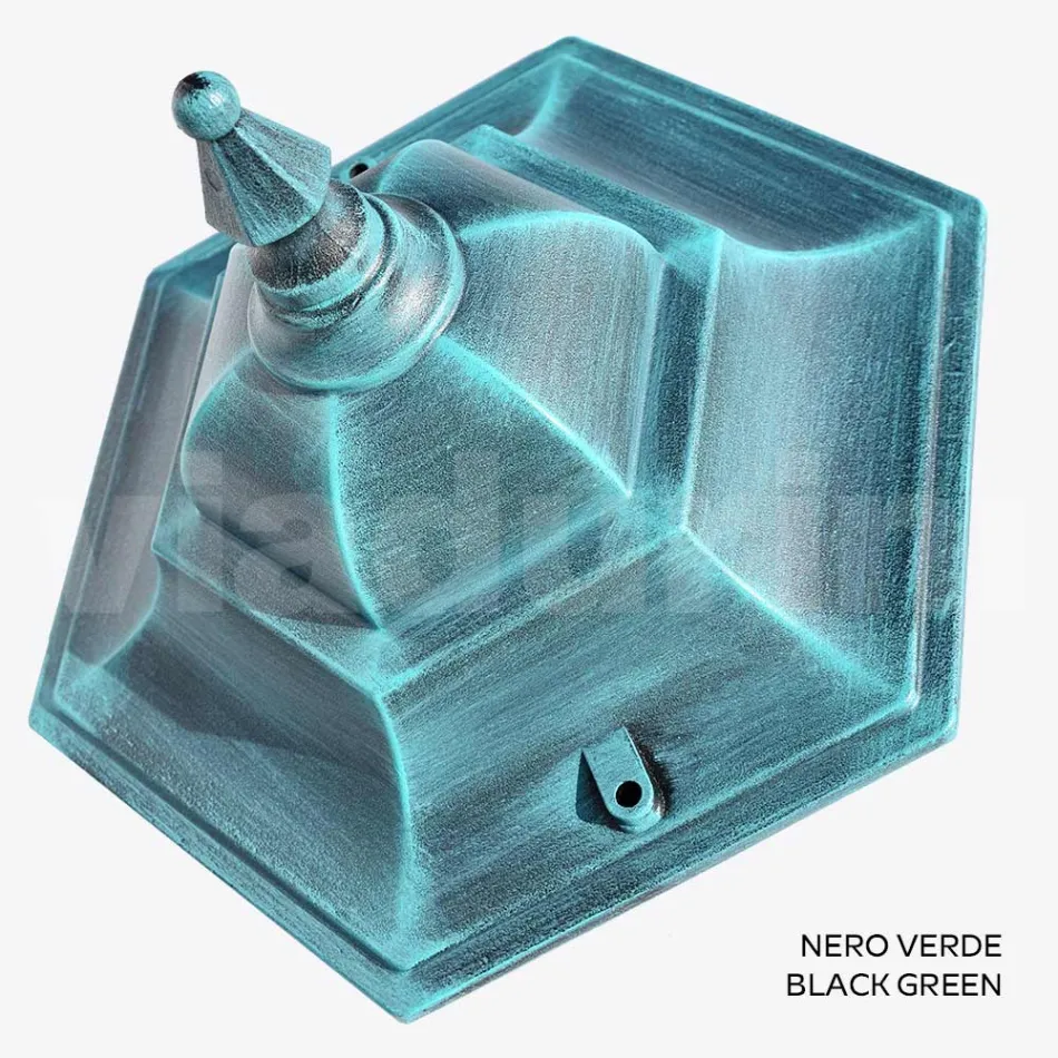 Gartenwandlaterne aus Aluminiumdruckguss Made in Italy - Pinako Viadurini